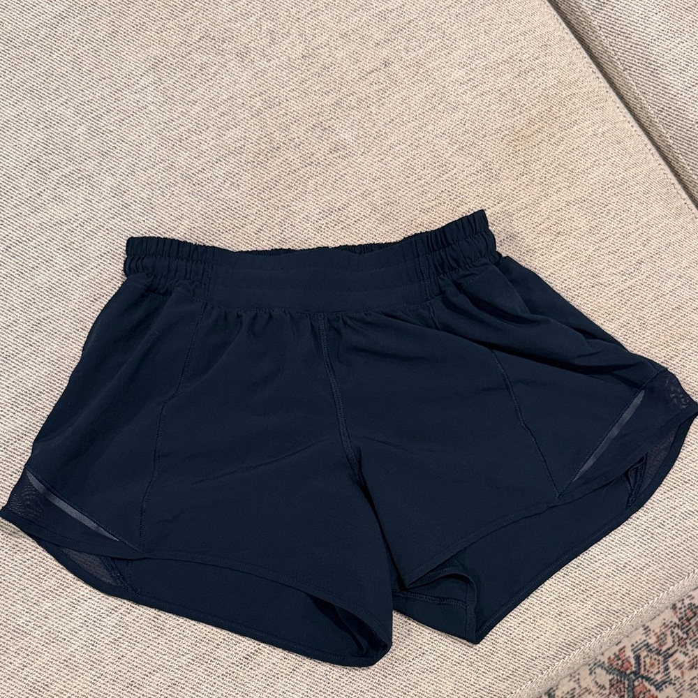 lululemon athletica navy Women's Running Shorts
